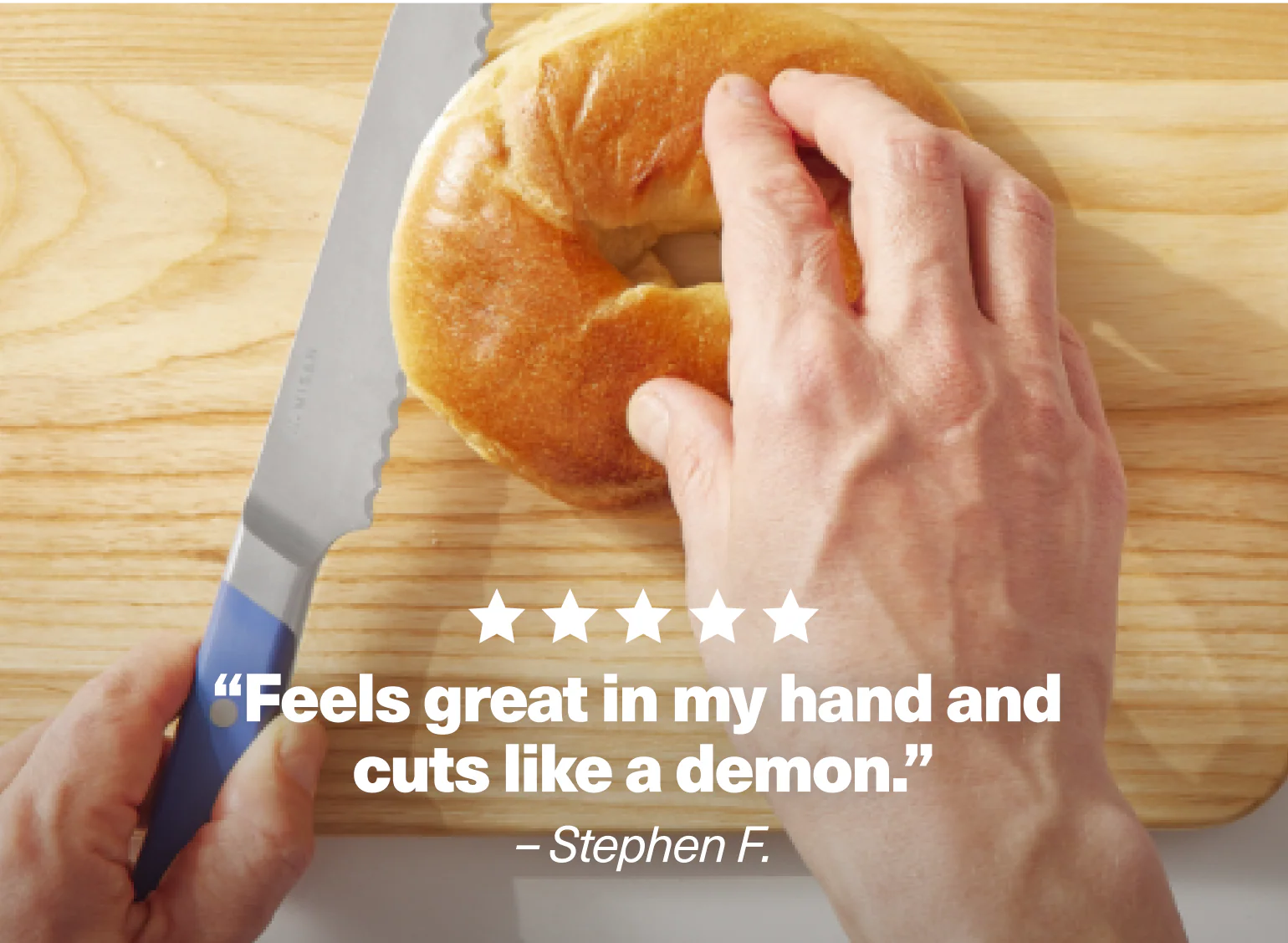 5 inch Serrated Knife - AUS-8 - Final Sale - Image 9