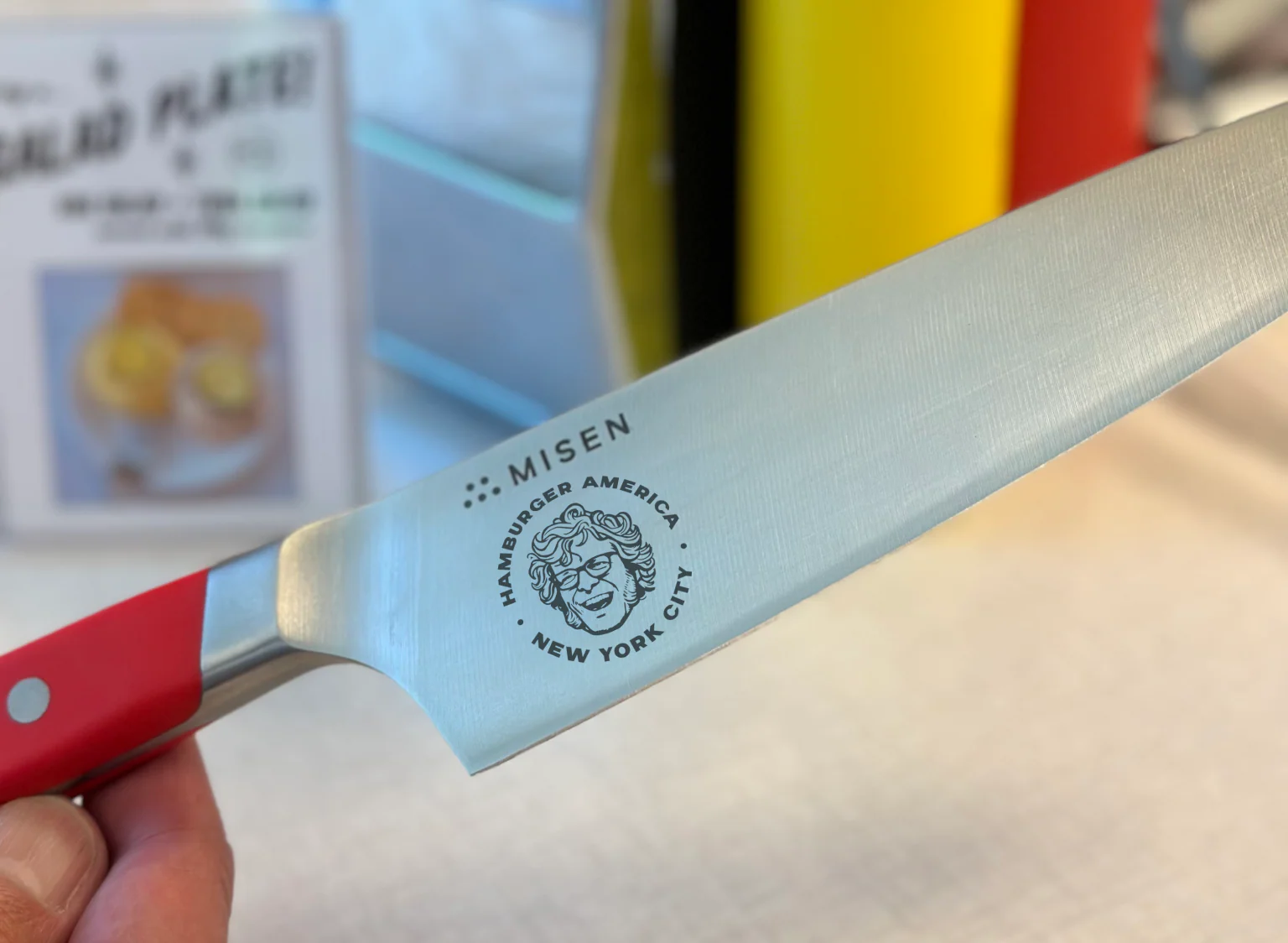 Misen x George Motz - Hamburger America 8 inch Chef's Knife - AUS-10 - Final Sale - Image 5