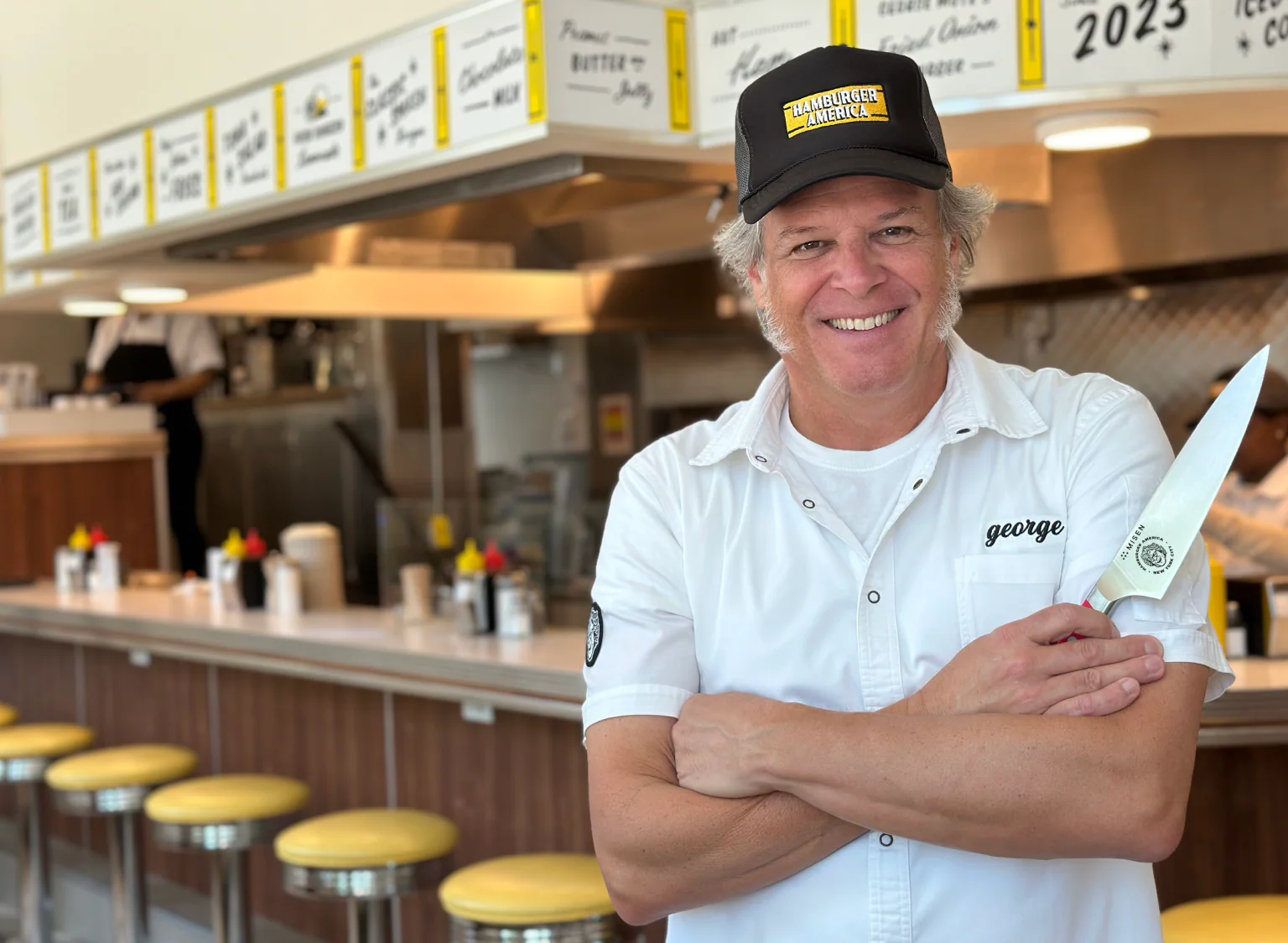 Misen x George Motz - Hamburger America 8 inch Chef's Knife - AUS-10 - Final Sale - Image 6