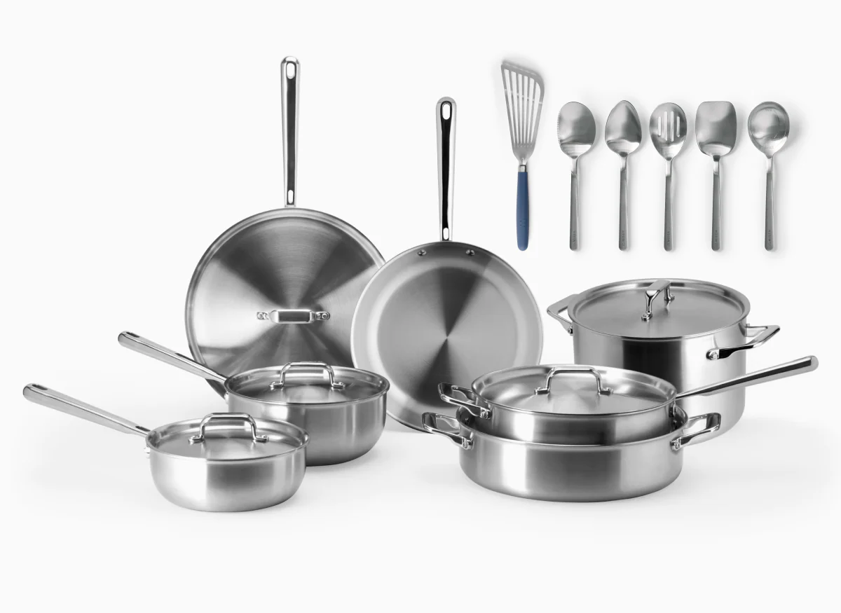 Stainless Steel Cookware Set - Image 3